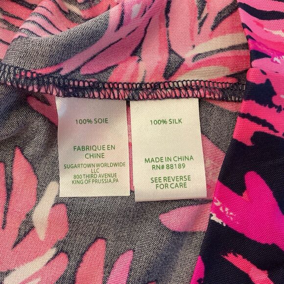 Lilly Pulitzer Felizia Dress Jungle In Here Print Size M 100% Silk NWT $258 - Picture 6 of 8